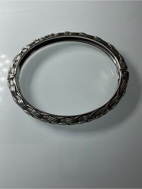 Brighton Cafe D’Eiffel Hinged Bangle Bracelet